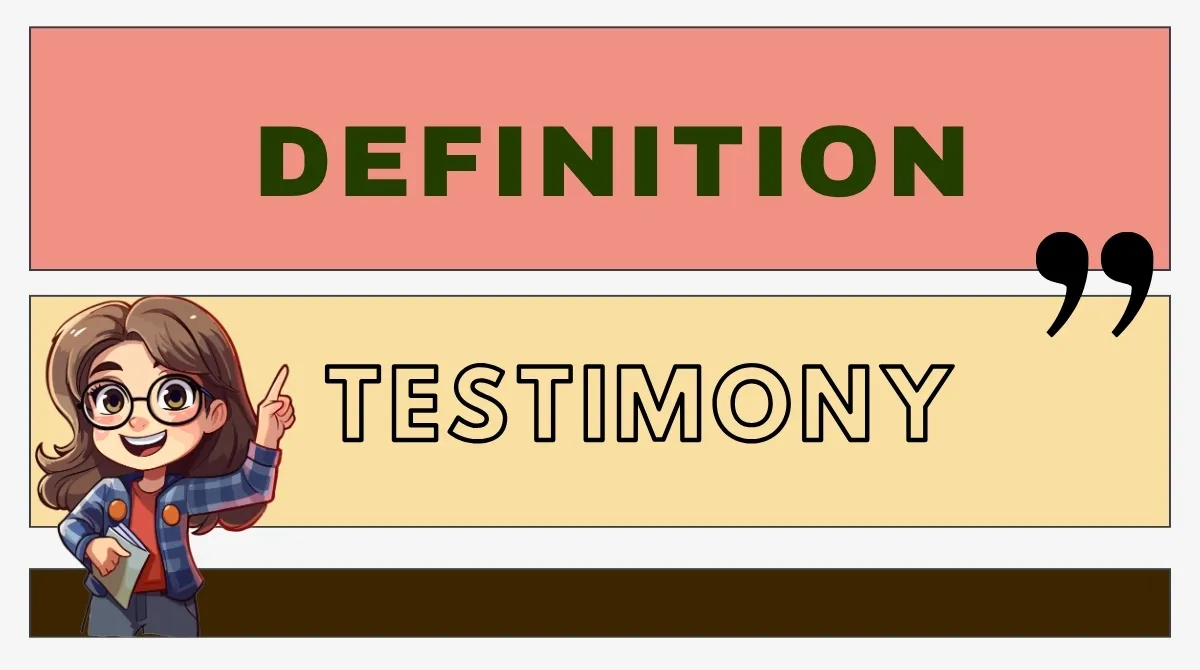 Testimony Definition